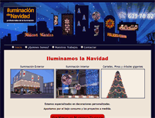 Tablet Screenshot of iluminaciondenavidad.com